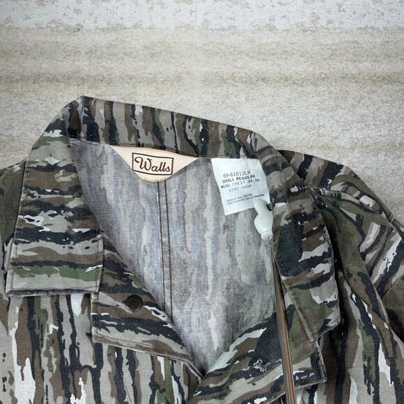 Vintage Realtree Hunting Camo Coveralls Baggy Wide Leg Fit Cotton Walls SR 90s - Picture 4 of 11